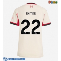 Fotballdrakt Dame Liverpool Hugo Ekitike #22 Bortedrakt 2025-26 Kortermet